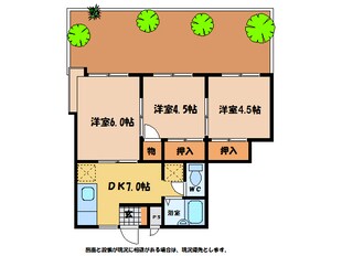 ツインハウス１の物件間取画像